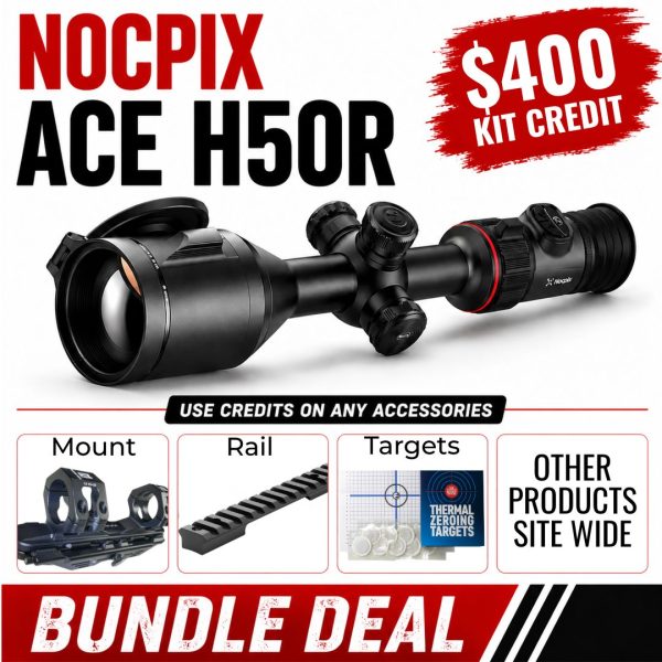 Nocpix Ace H50R | BUNDLE DEAL | 640px Thermal Scopes - Thermal Scope