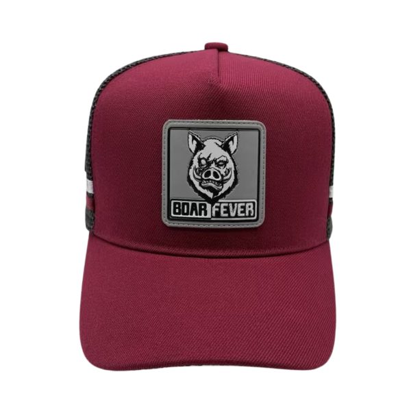 Alternative view of Boar Fever Maroons Cap #015