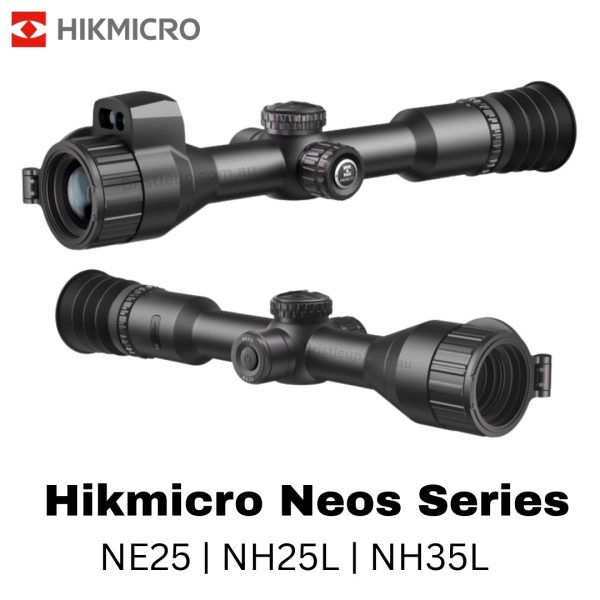 Hikmicro Neos NE25 | NH25L | NH35L - Thermal Rifle Scope with LRF and Ballistics Calculator