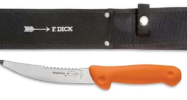 6″ Field Dressing Knife MagicGrip Orange with Sheath | 82641156-53