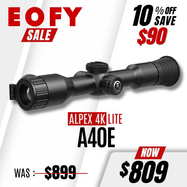 Hikmicro Alpex 4K Lite A40E Day & Night Vision | EOFY SALE