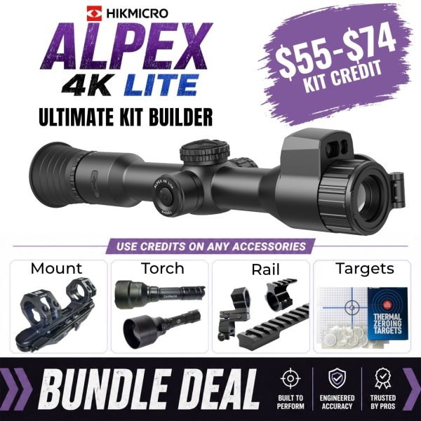 Ultimate Kit Builder - Hikmicro Alpex 4K Lite A40E - A40EL | BUNDLE DEAL