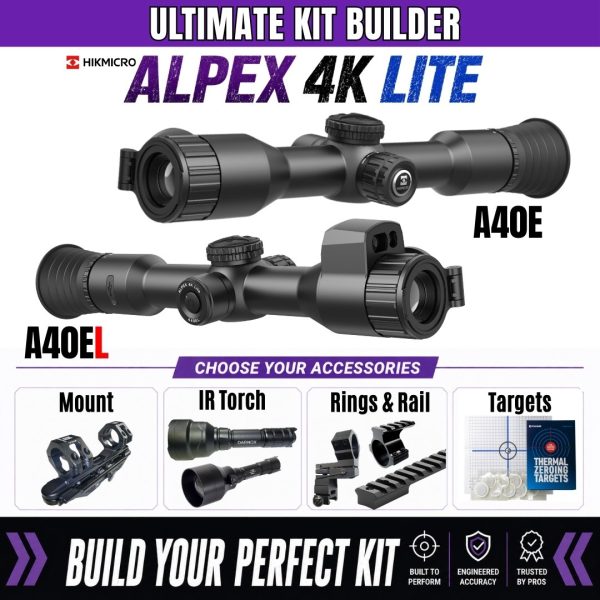 Ultimate Kit Builder - Hikmicro Alpex 4K Lite A40E - A40EL | ULTIMATE KIT BUILDER