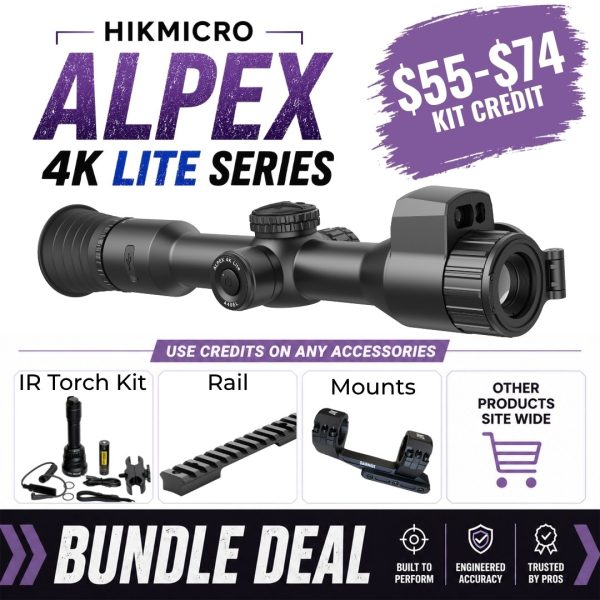 Hikmicro Alpex 4K Lite A40EL - A40E | BUNDLE DEAL