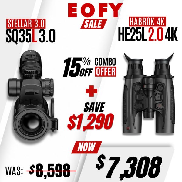 Hikmicro Stellar SQ35L 3.0 + Habrok HE25L 2.0 4K COMBO DEAL | EOFY SALE