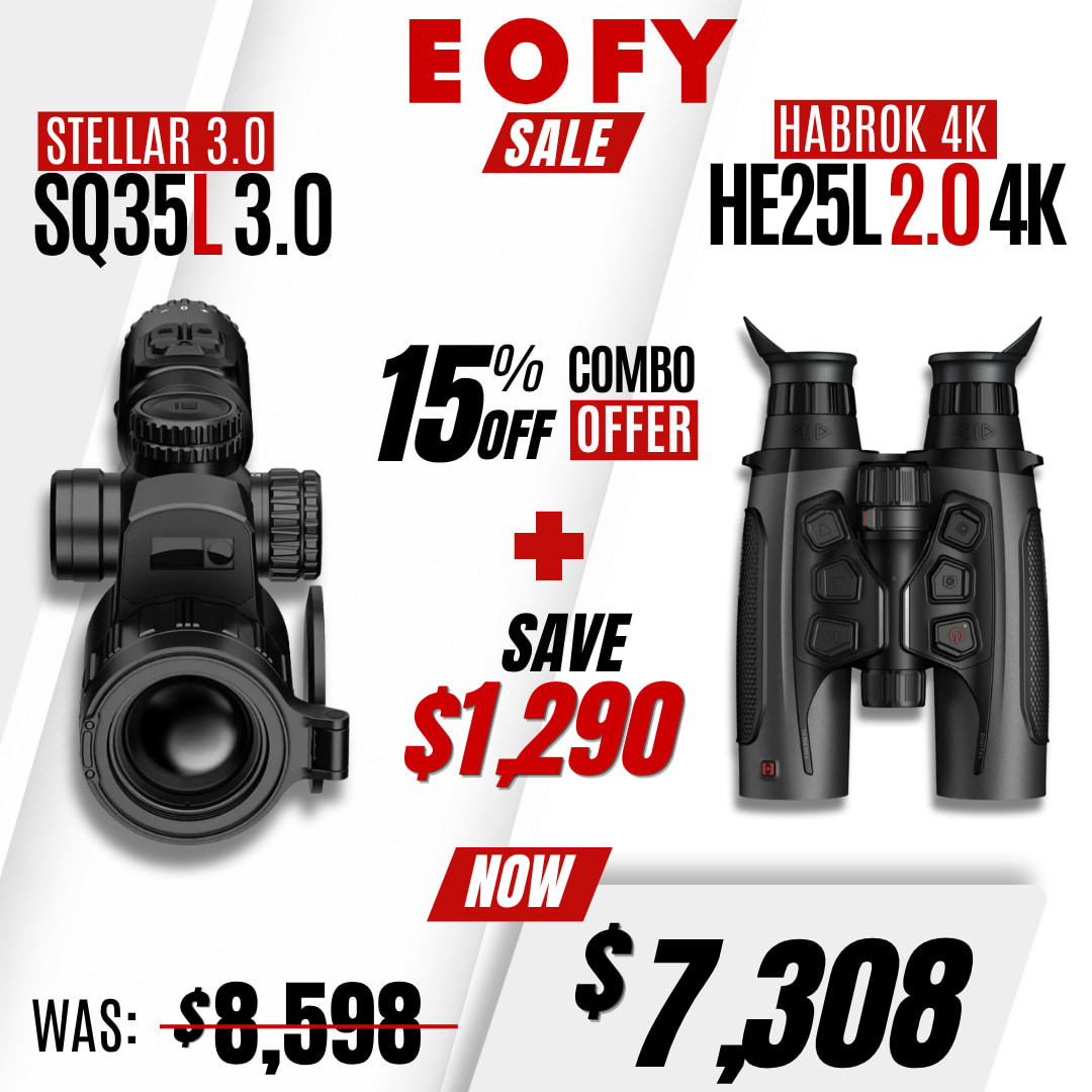 Hikmicro Stellar SQ35L 3.0 + Habrok HE25L 2.0 4K COMBO DEAL | EOFY SALE