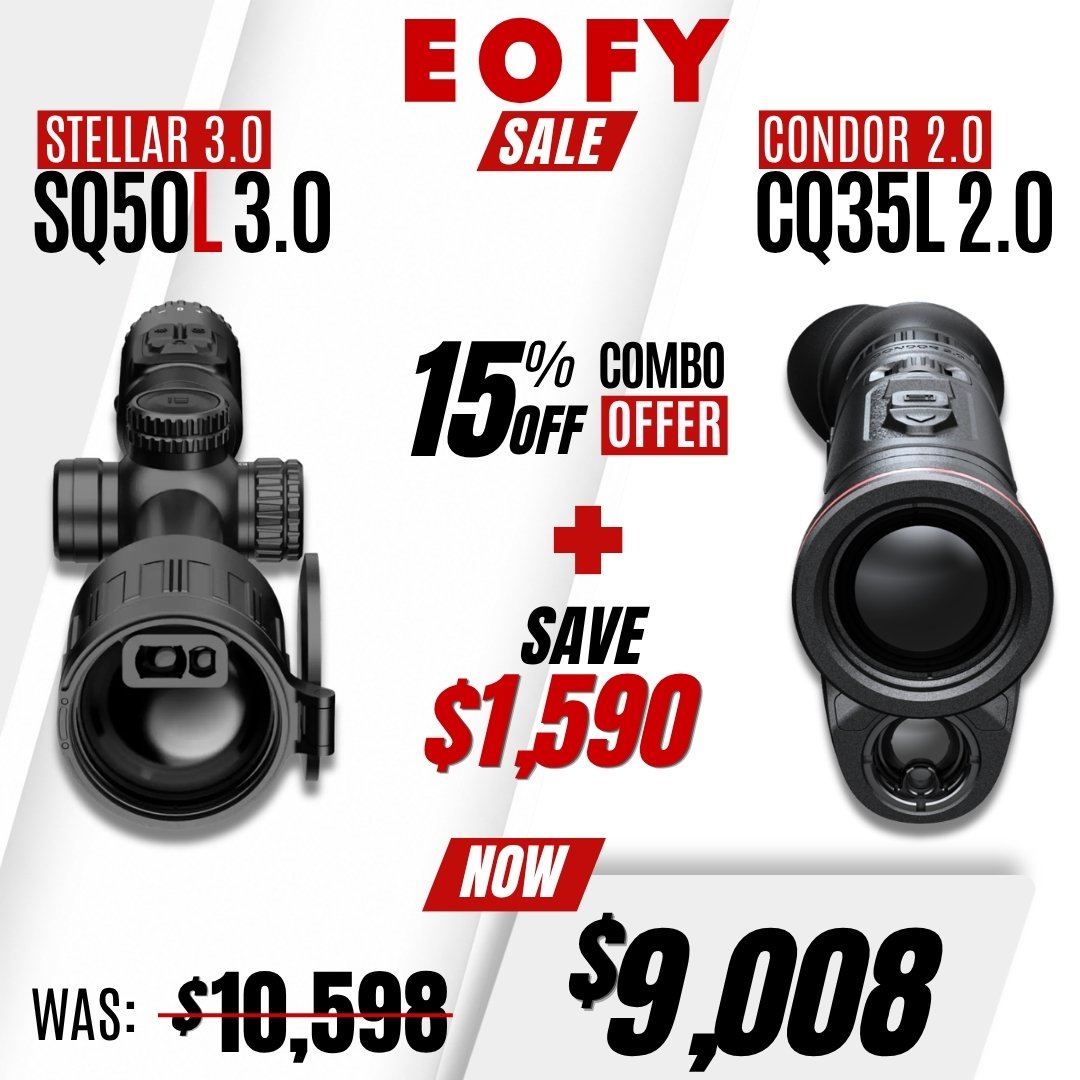 Hikmicro Stellar SQ50L 3.0 + Condor CQ35L 2.0 COMBO DEAL | EOFY SALE