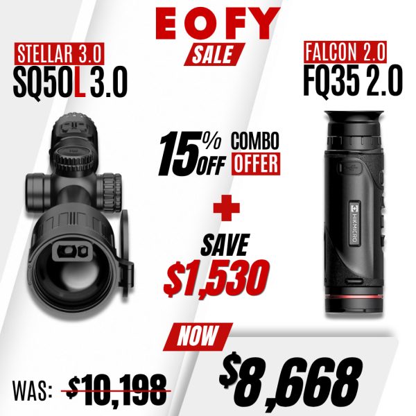 Hikmicro Stellar SQ50L 3.0 + Falcon FQ35 2.0 COMBO DEAL | EOFY SALE