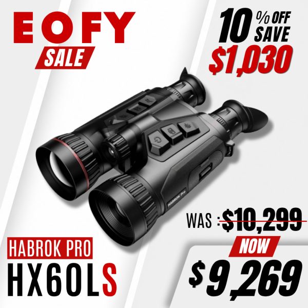 Hikmicro Habrok Pro HX60LS - Multispectral LRF Binoculars | EOFY SALE