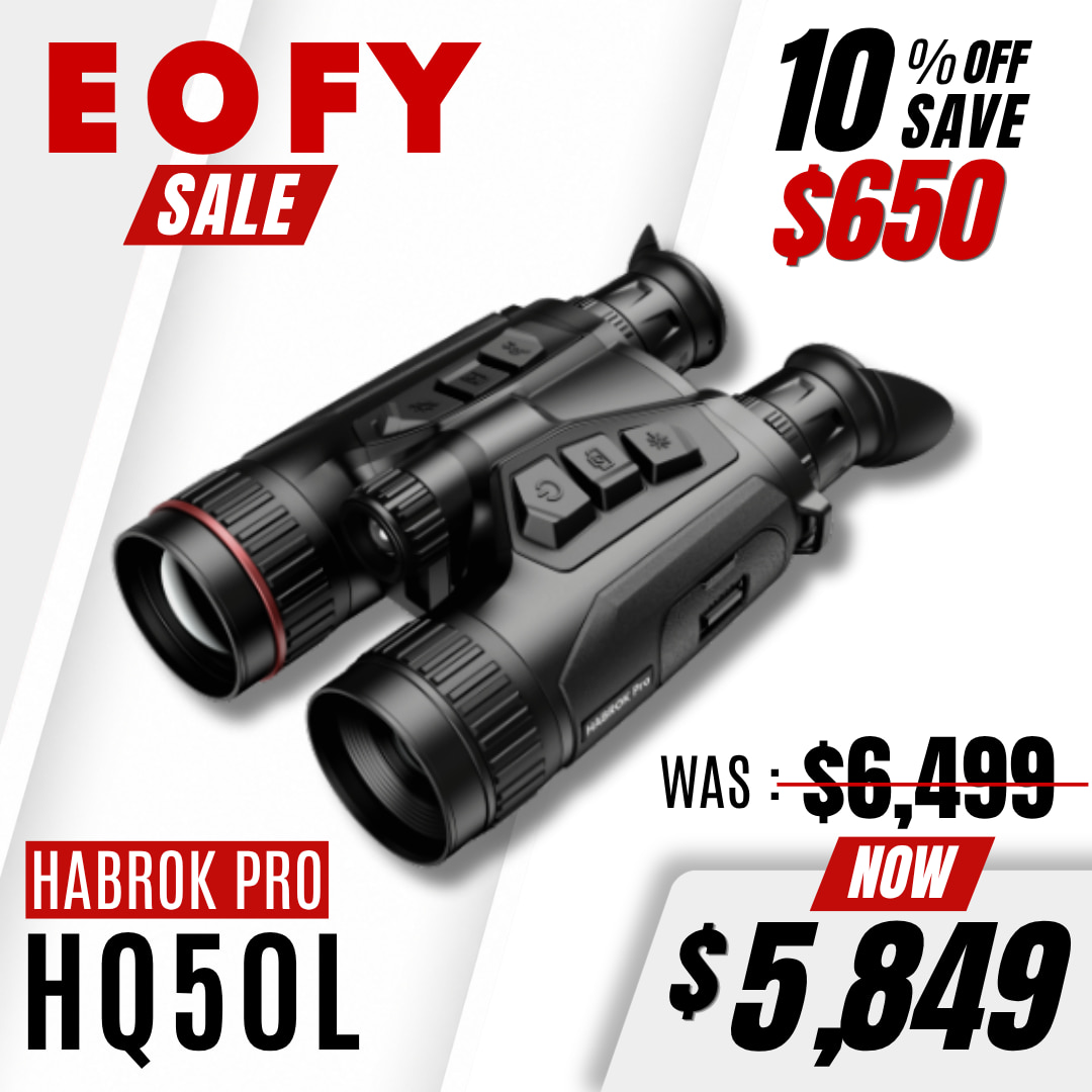 Hikmicro Habrok Pro HQ50L (N) - Multispectral LRF Binoculars | EOFY SALE
