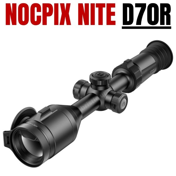 Nocpix NITE D70R 4K Day & Night Vision Scope – 3536×3536, 70mm, 1200m LRF