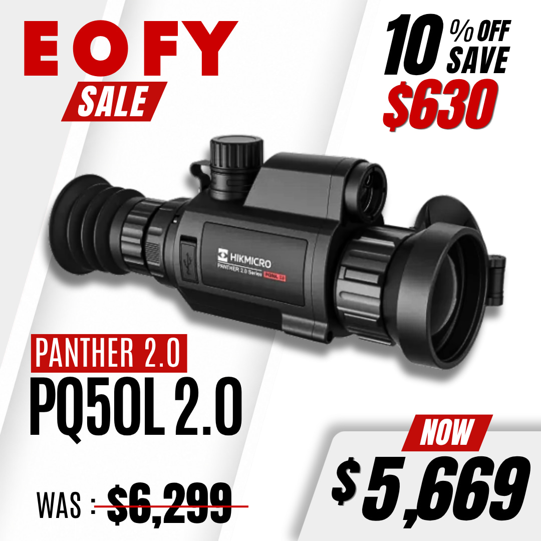 Hikmicro Panther 2.0 PQ50L 20mkv - with LRF | EOFY SALE