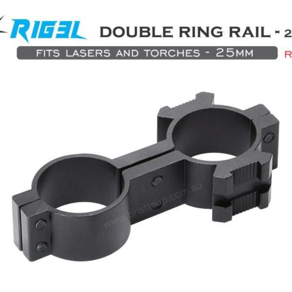 Alternative view of RIG3L Double Ring Rail - 25mm