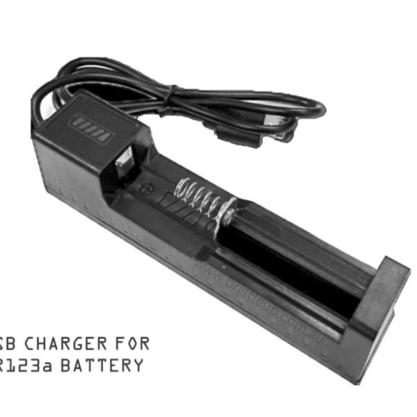 Battery Charger USB for CR123a