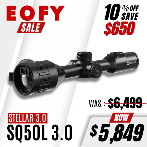 Hikmicro Stellar SQ50L 3.0 - Thermal Scope | EOFY SALE
