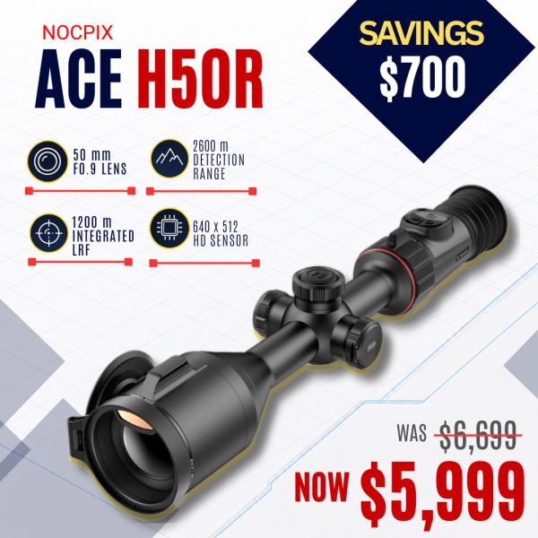 NocPix Ace H50R LRF - Thermal Scope SALE