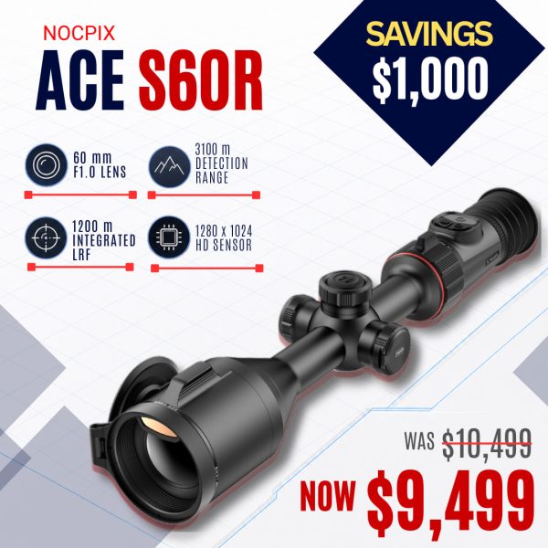 NocPix Ace S60R LRF - Thermal Scope SALE