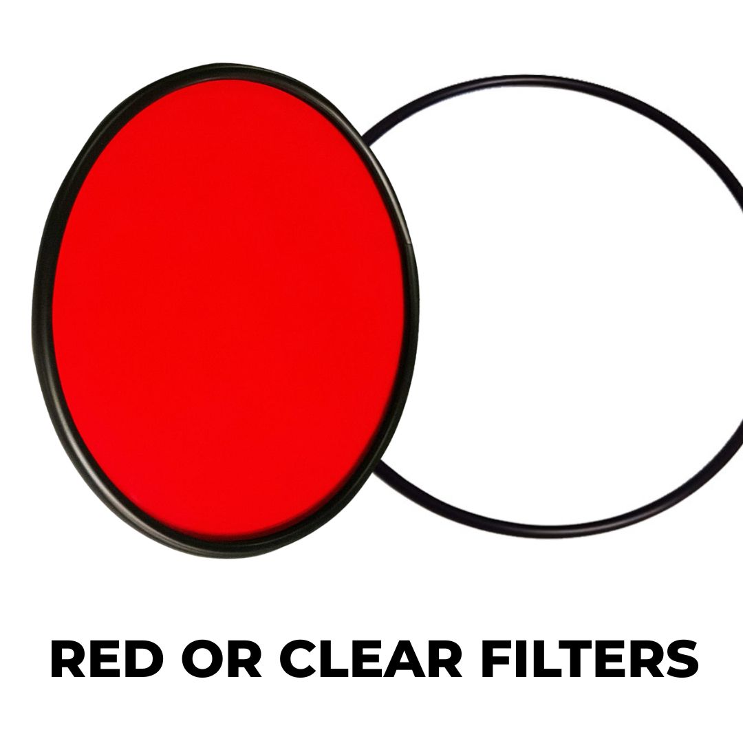 Glass Lens ( RED or CLEAR ) For Powa Beam Spotlight