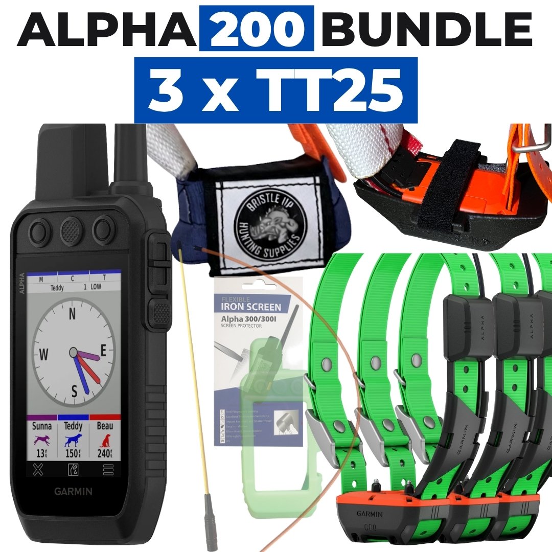 GARMIN Alpha 200 + TT25 x 3 + Accessories Included (2026)