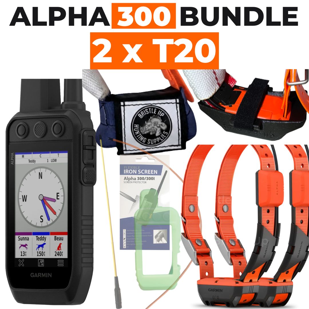 GARMIN Alpha 300i + T20 x 2 + Accessories Included (2026)