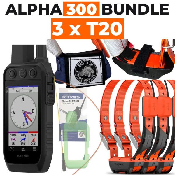 GARMIN Alpha 300i + T20 x 3 + Accessories Included (2026)