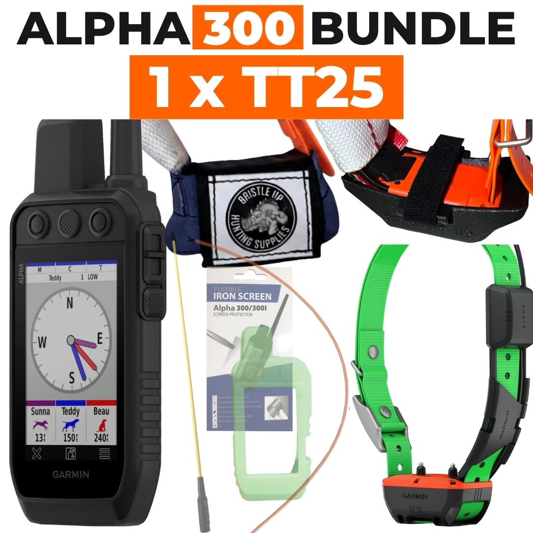 GARMIN Alpha 300 + TT25 x 1 + Accessories Included (2026)