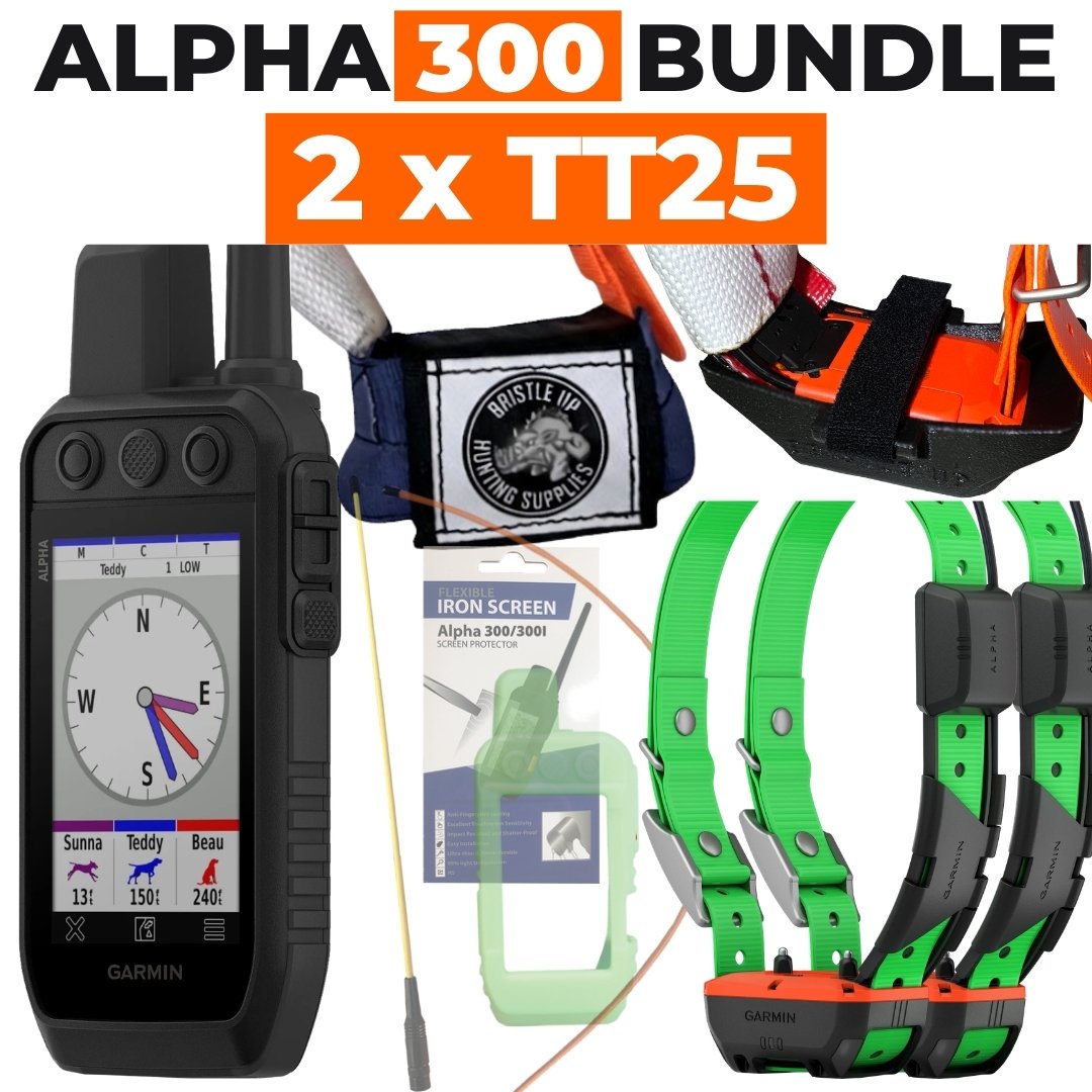 GARMIN Alpha 300 + TT25 x 2 + Accessories Included (2026)
