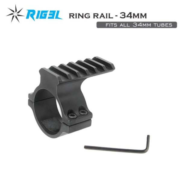 RIG3L Ring Rail - 34mm for torches, scopes and lasers