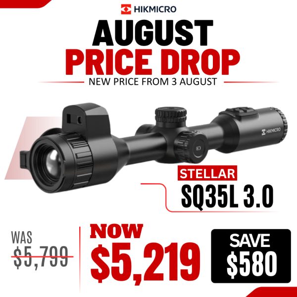 Hikmicro Stellar SQ35L 3.0 - Thermal Scope SALE