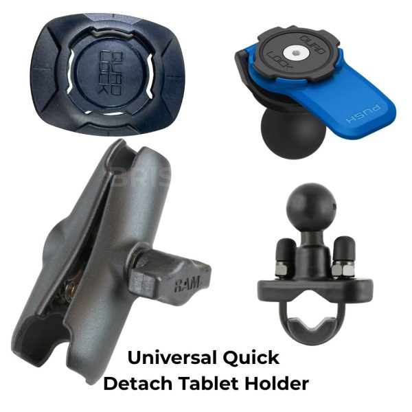 Quadlock + U-Clamp Mount - Universal Tablet Holder