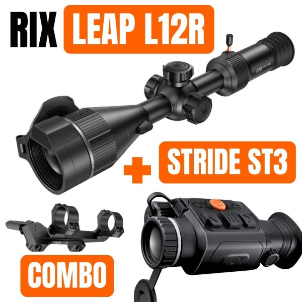 RIX LEAP L12R Thermal Riflescope + Stride ST3 Combo