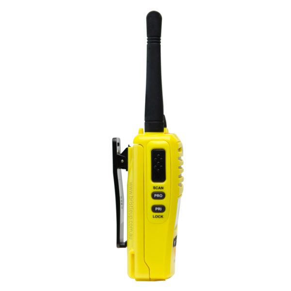 GME TX6165XO 5/1 Watt IP67 UHF CB Handheld Radio - Yellow - Image 3