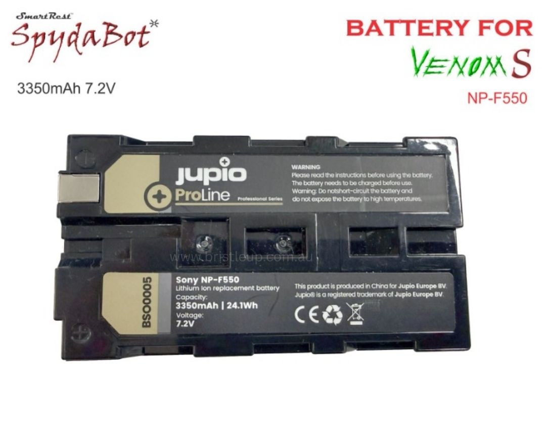 Jupio 3350 Battery for VENOM S - NP-F550 - Image 2