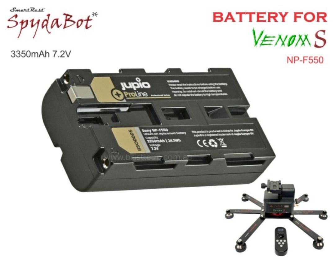 Jupio 3350 Battery for VENOM S - NP-F550 - Image 3