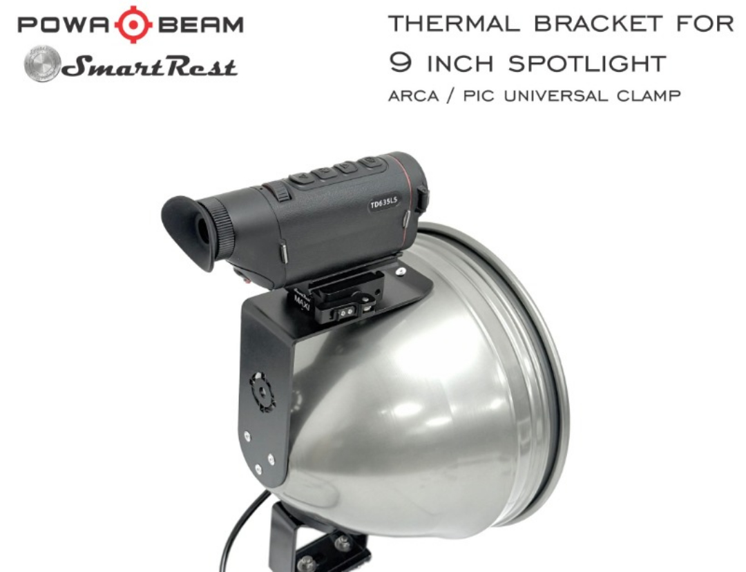 Powa Beam 9" Thermal Mount Bracket Arca and Pic Uni clamp - PN896-9UNI - Image 2