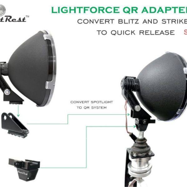 Alternative view of SmartRest Lightforce QR Picatinny Adapter Kit - SRLFAKIT