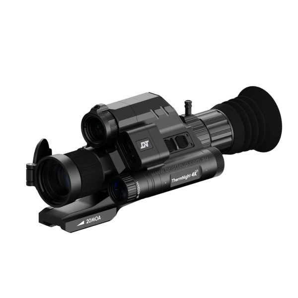 DNT ThermNight TNC4K219R | 4K Thermal and Night Vision Multispectral Scope with Laser Rangefinder and Ballistic Calculator - Image 5