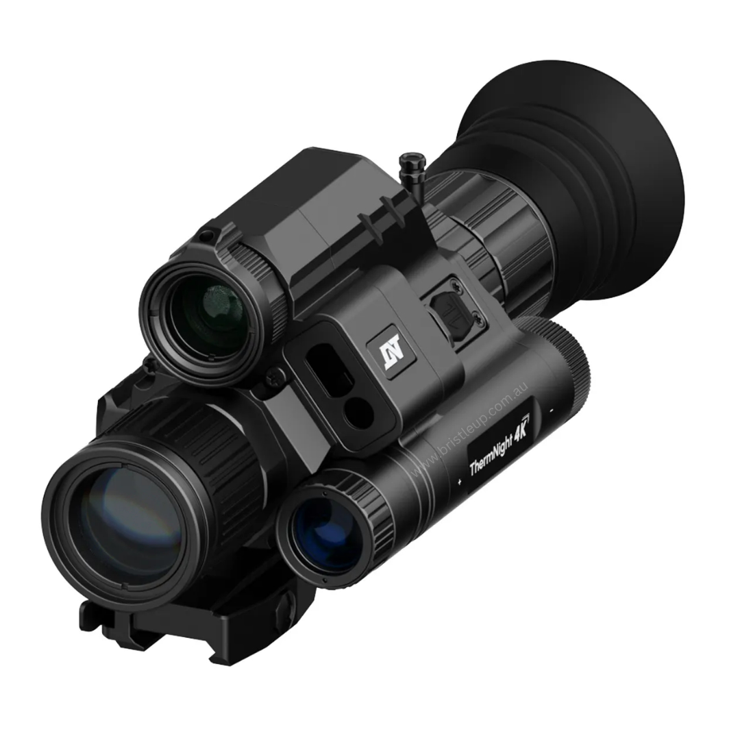 DNT ThermNight TNC4K219R | 4K Thermal and Night Vision Multispectral Scope with Laser Rangefinder and Ballistic Calculator - Image 8