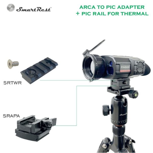 SmartRest Arca to Pic Adapter KIT Includes Pic Rail - Image 3