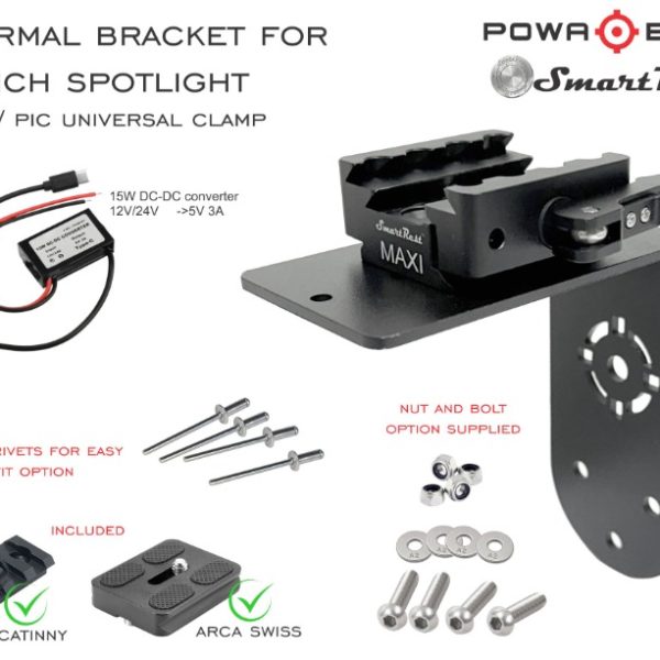 Powa Beam 7" Thermal Mount Bracket Arca and Pic Uni clamp - Image 6