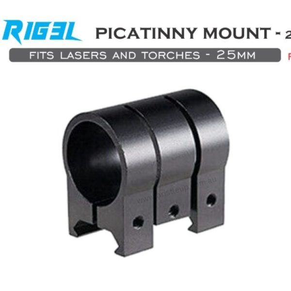 RIG3L Picatinny Clamp for Laser or Torch - 25mm