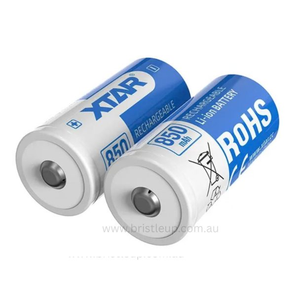 XTAR 16340 850mAh 2.5A Protected Rechargeable Li-ion Battery - Image 5