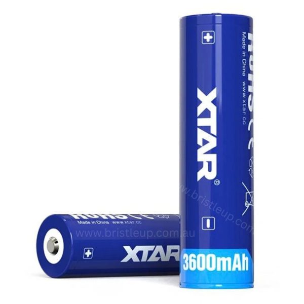 Alternative view of XTAR 18650 3600mAh 10A Protected Rechargeable Li-ion Battery