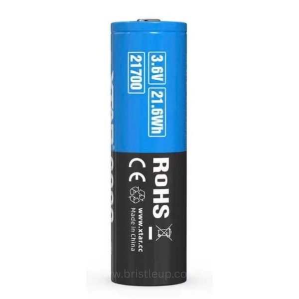XTAR 21700 6000mAh 10A Protected Rechargeable Li-ion Battery - Image 4