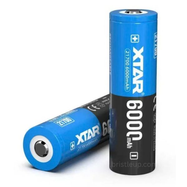 Alternative view of XTAR 21700 6000mAh 10A Protected Rechargeable Li-ion Battery