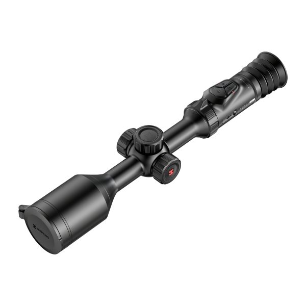 Hikmicro Stellar SQ50L 4.0 thermal scope, angled front view