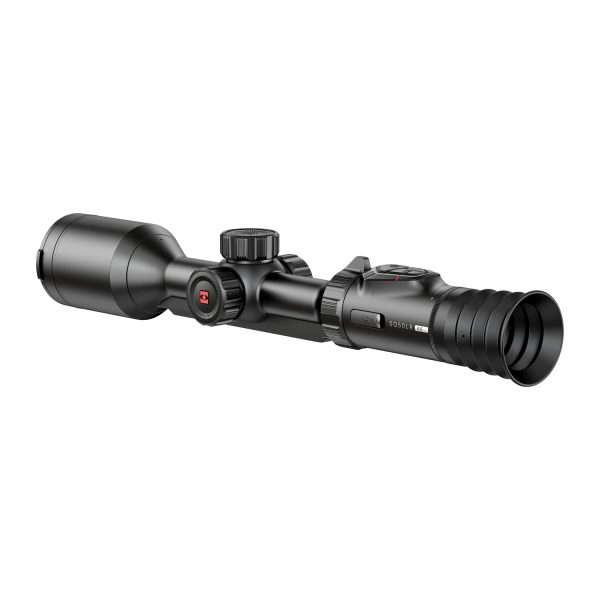 Hikmicro Stellar SQ50LR 4.0 thermal scope, opposite side three-quarter view